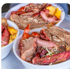 Marmitex Grande Com Churrasco